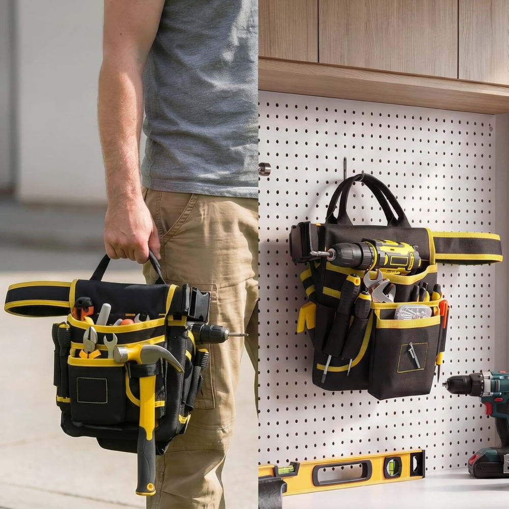 Heavy Equipment Electrician - حقيبة تنظيم أدوات متينة، مصنوعة من